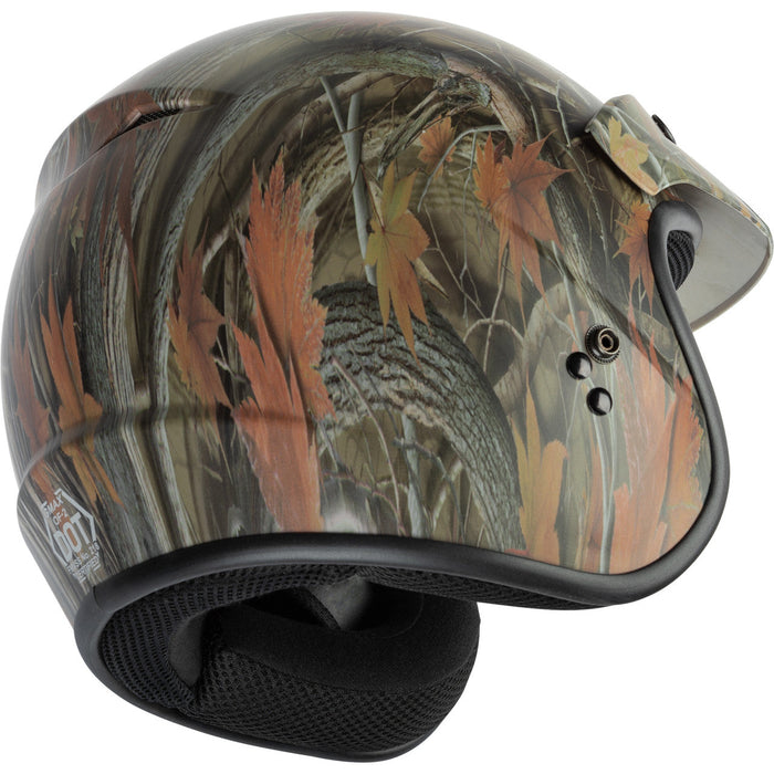 GMAX GM-35 Leaf Camo Helmet