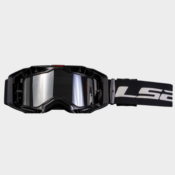 LS2 AURA PRO GOGGLES 2026 in Black - Iridium Silver