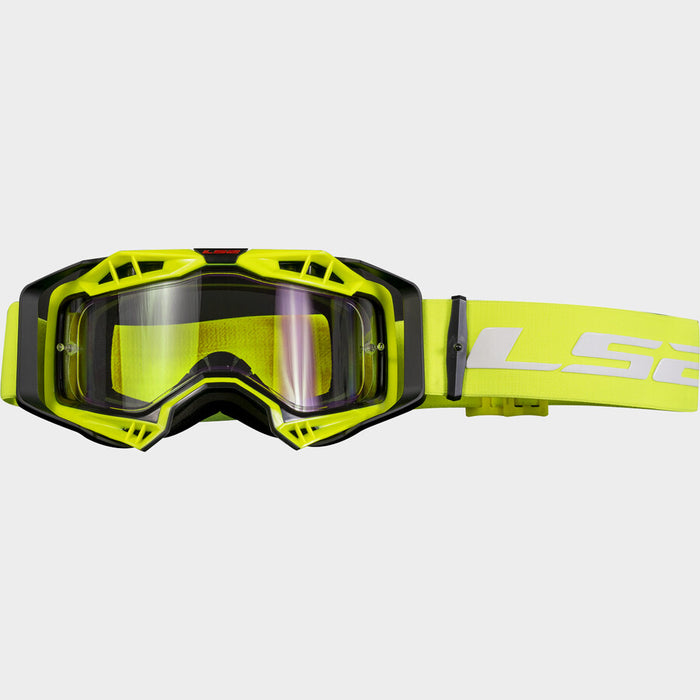 LS2 AURA GOGGLES 2026 in Yellow/Black - Clear
