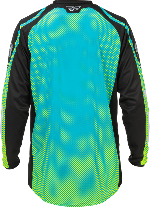 FLY RACING F-16 JERSEY 2026 in Aqua/Black/White