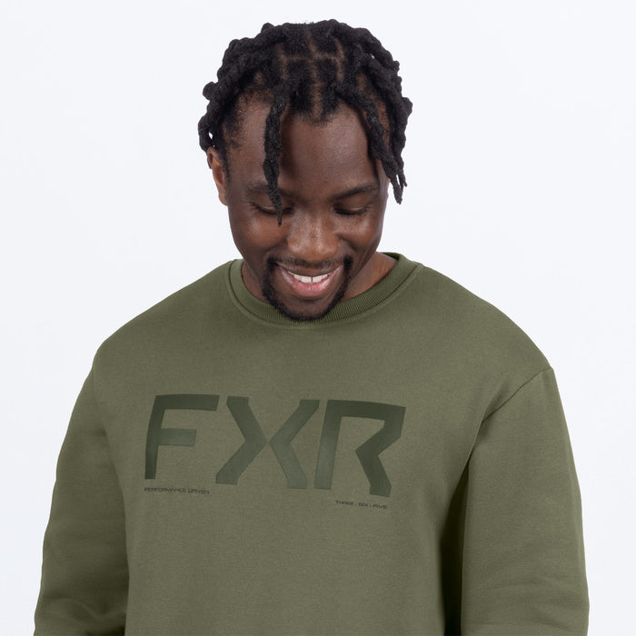 FXR CORE COTTON CREWNECK SWEATSHIRT 2025 - Moss