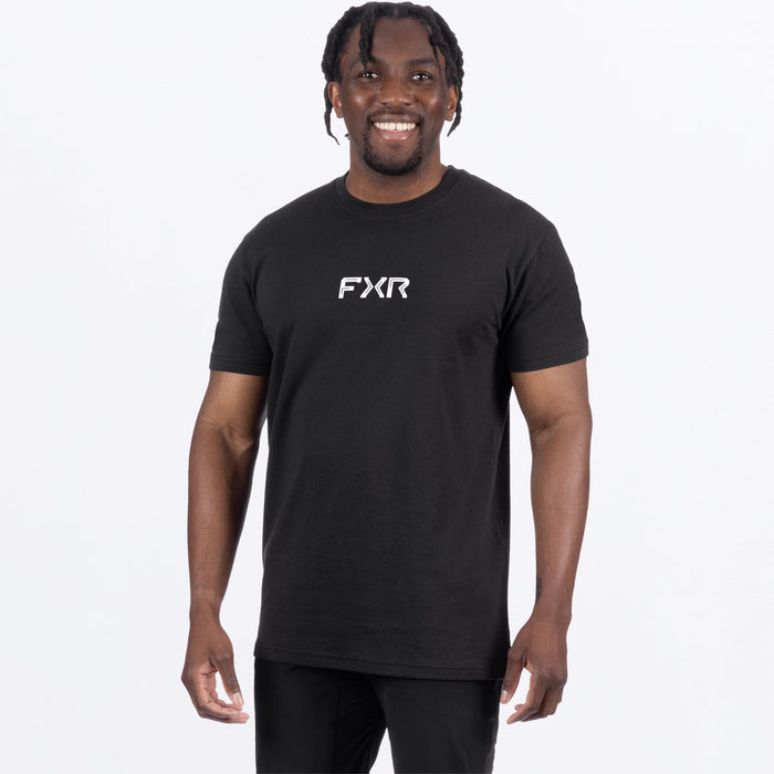 FXR PEDIGREE PREMIUM T-SHIRT in Black/White
