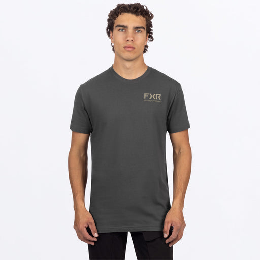 FXR WALLEYE PREMIUM T-SHIRT 2025 - Asphalt/Orange