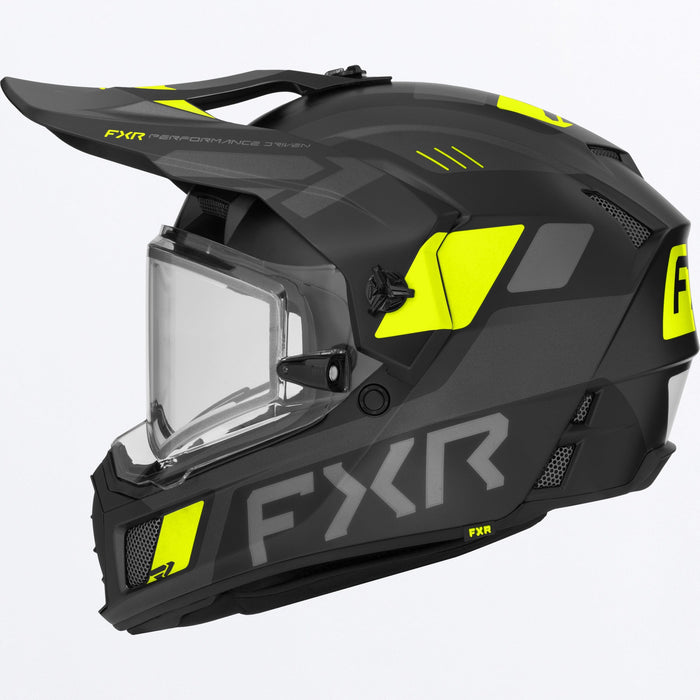 FXR CLUTCH X HELMET 2025 - Black/HiVis