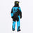 FXR COLD CROSS CX LITE MONOSUITS LITE in Blue/Hi-Vis