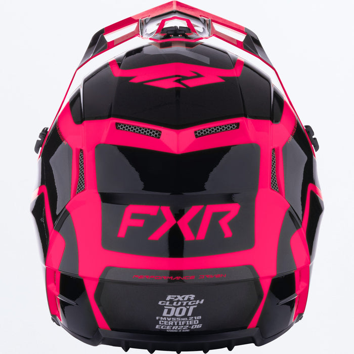 FXR YOUTH CLUTCH EVO HELMET 2025 - Black/Razz