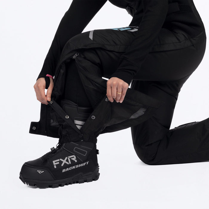 FXR WOMEN'S TEAM FX PANT 2025 - Black/Maui Blue