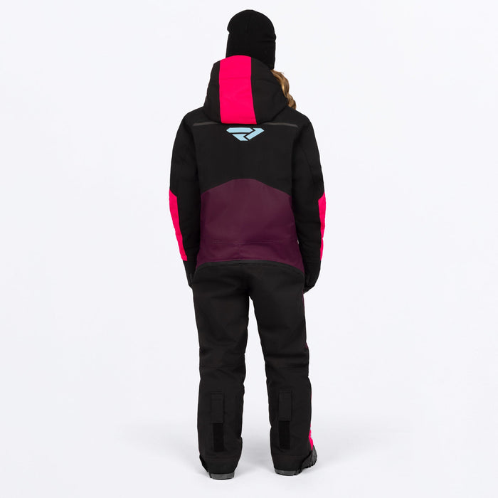 FXR Youth Vertical Monosuit in Plum/Razz/Maui