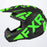 FXR Torque Team Helmet in Black/Lime