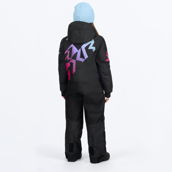 FXR CHILD COLD CROSS CX MONOSUIT 2025 - Black/Twilight
