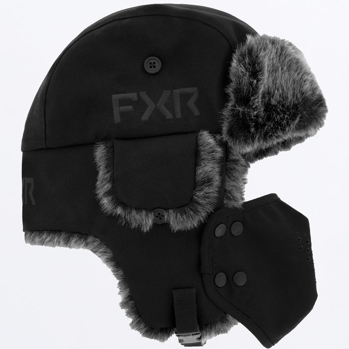 FXR TRAPPER HAT SNOW 2027 in Black