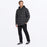 FXR INSULATED HD FLANNEL JACKET in Black/Ashpalt