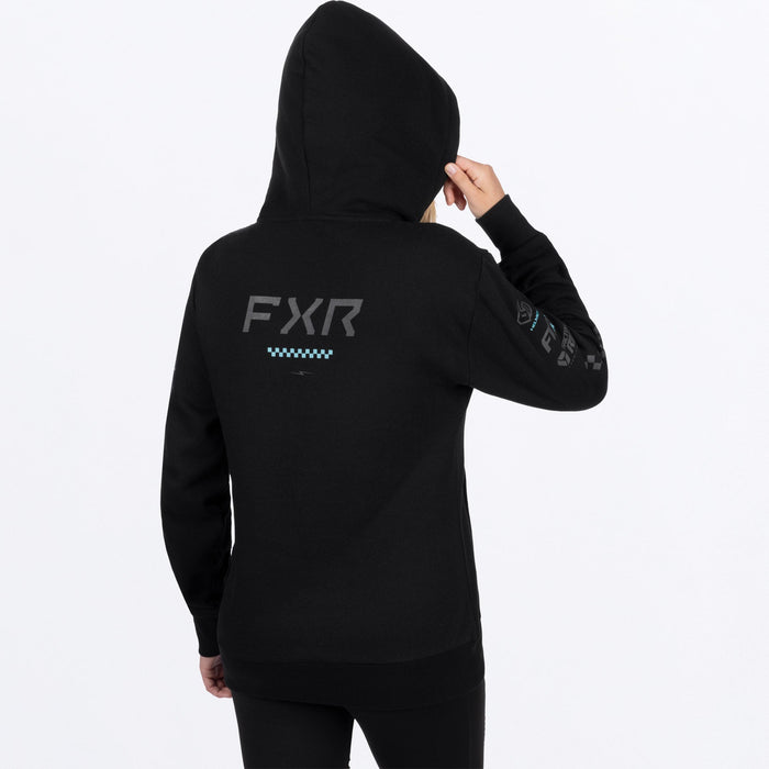 STACK COTTON PULLOVER WOMEN'S HOODIE