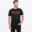 FXR PRO FISH PREMIUM T-SHIRT 2025 - Black/Oxblood