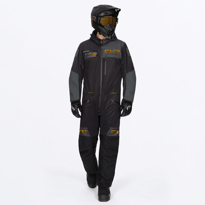 FXR REVO F.A.S.T. Monosuit in Black/Asphalt/Kash