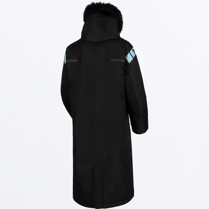FXR WOMEN'S WARM-UP COAT 2025 - Black/Maui Blue