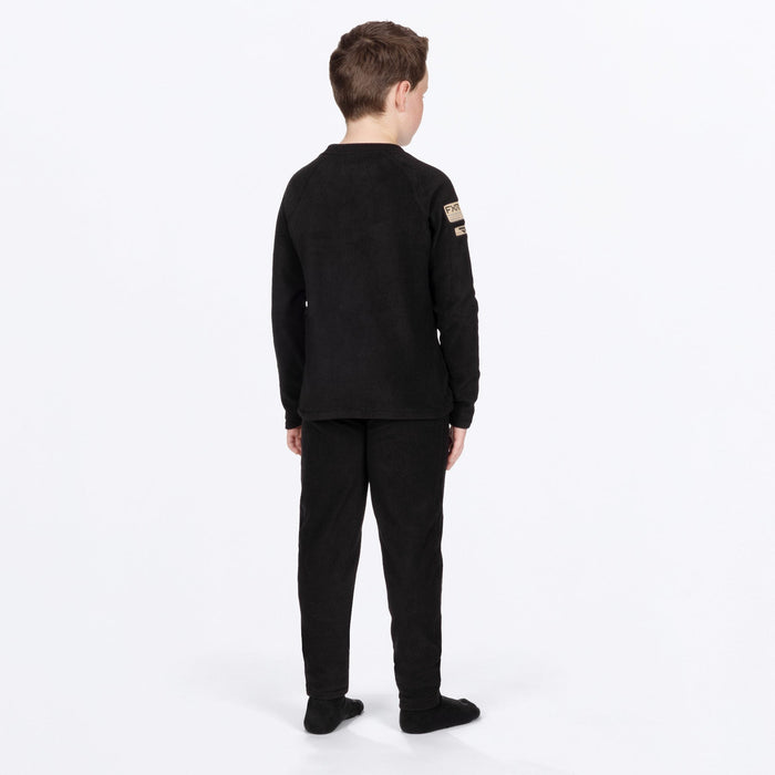 FXR YOUTH PYRO THERMAL SET in Black