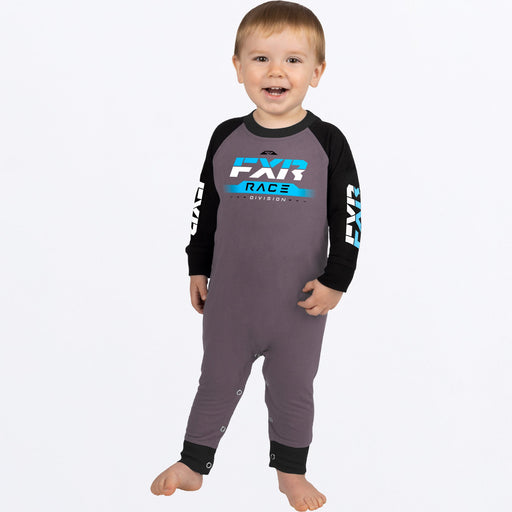 FXR Infant Race Division Onesie in Muted Grape/Sky Blue