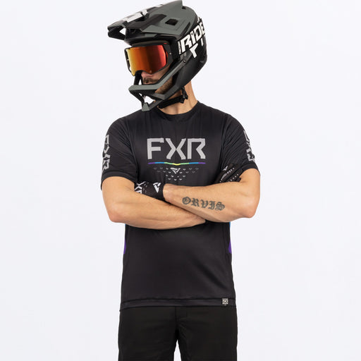 FXR Proflex UPF Short Sleeve Jersey in Black