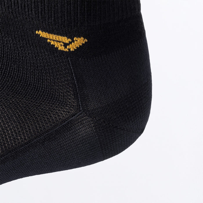 FXR TURBO 1/4 SOCK (3 PACK) SNOW 2027 in Black