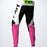 FXR Podium Pants in Black/White/Electric Pink/Lime/Blue - Front