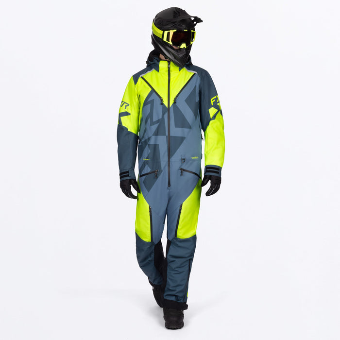 FXR COLD CROSS CX F.A.S.T.™ INSULATED MONOSUITS 2026 - Light Steel/HiVis
