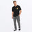 FXR MOUNTAIN PREMIUM T-SHIRT in Black/Tang