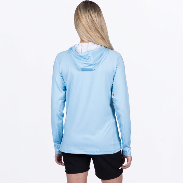 FXR ATTACK UPF WOMEN'S PULLOVER HOODIE 2025 in Maui Blue