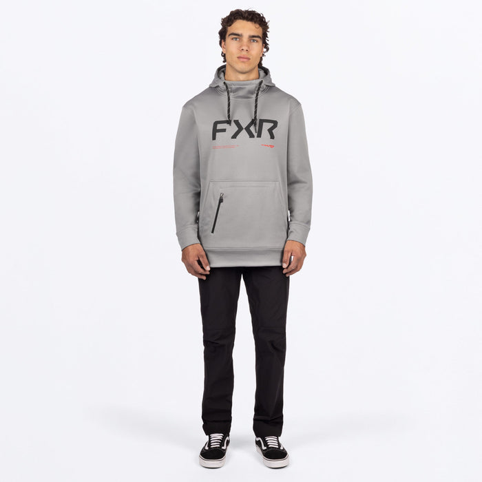 FXR HYDROGEN TECH PULLOVER HOODIE 2025 - Grey/Red