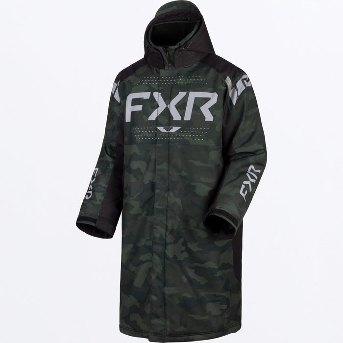 FXR MEN’S WARM-UP COAT 2025 - Army Camo/Titanium