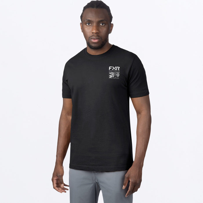 FXR VICTORY LAP PREMIUM T-SHIRT 2025 - Black/White