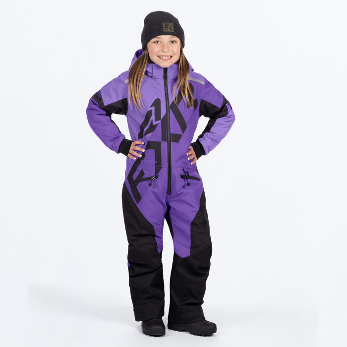 FXR CHILD COLD CROSS CX MONOSUIT 2025 - Amethyst/Black