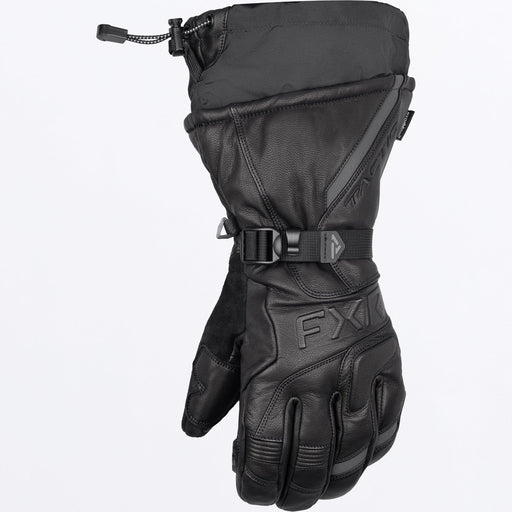 FXR TACTIC LEATHER GLOVE in Black
