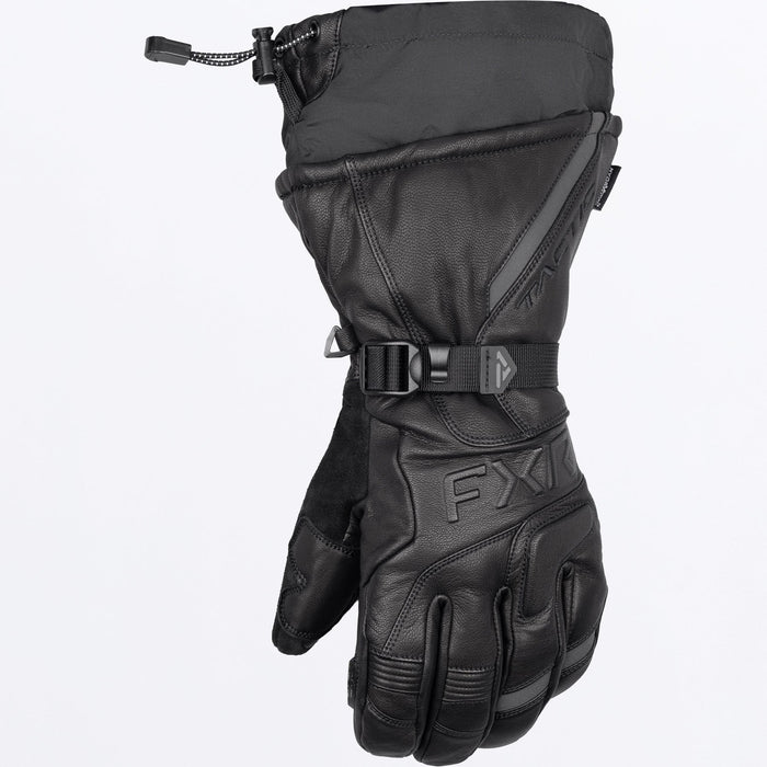 FXR TACTIC LEATHER GLOVE in Black