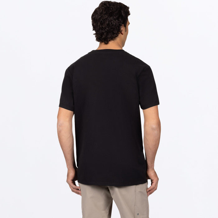 FXR VICTORY PREMIUM T-SHIRT in Black/Grey
