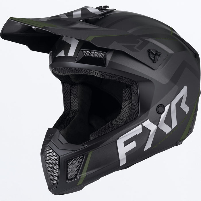 FXR CLUTCH EVO HELMET 2025 - Black/Army