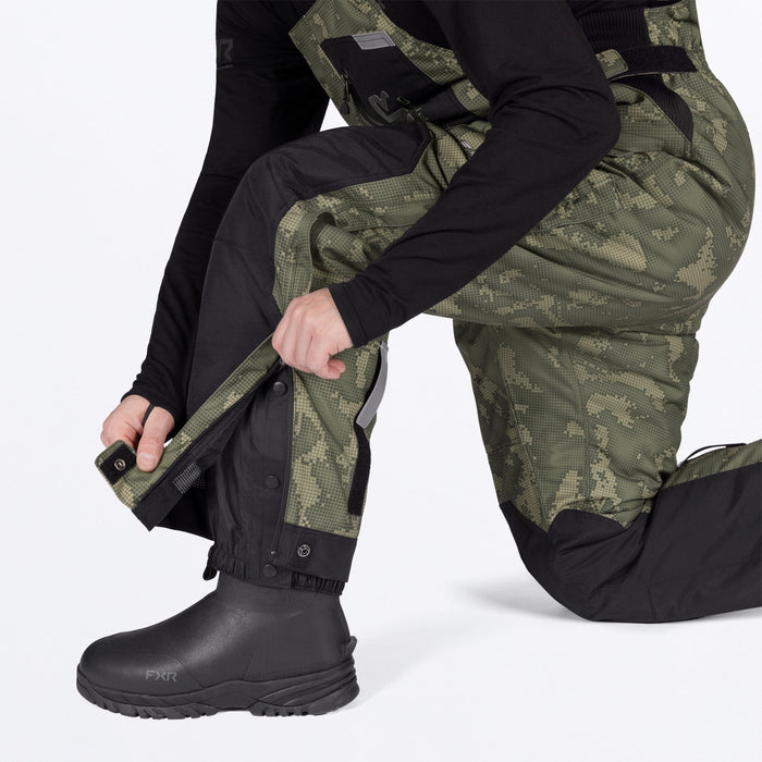 FXR Excursion FX Bib Pant 2026Moss Shift Cover/Black