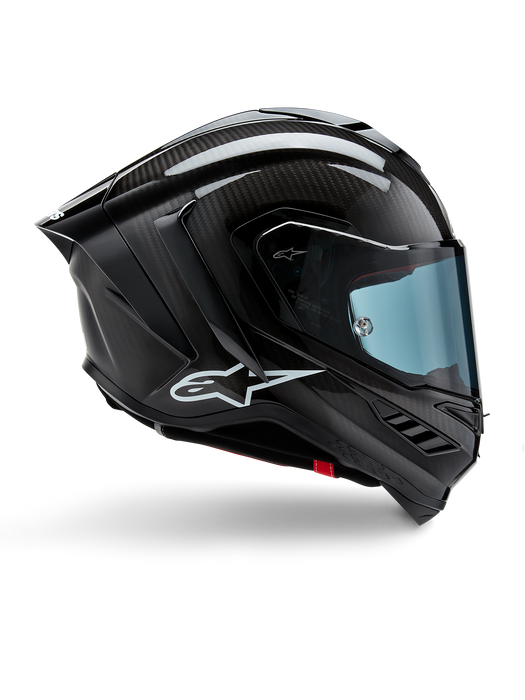 ALPINESTARS SUPERTECH R10 SOLID HELMET 2025 IN BLACK CARBON MATTE AND GLOSSY