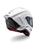 ALPINESTARS SUPERTECH R10 SOLID HELMET 2025 IN WHITE GLOSSY/ BLACK MATT