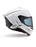 ALPINESTARS SUPERTECH R10 SOLID HELMET 2025 IN WHITE GLOSSY/ BLACK MATT