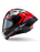 ALPINESTARS SUPERTECH R10 ELEMENT HELMET 2025 IN BLACK/ CARBON BRIGHT RED/ WHITE GLOSSY