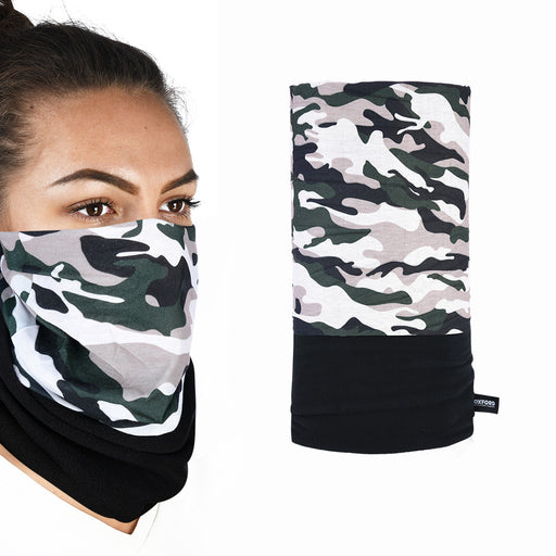 OXFORD SNUG THERMAL HEAD & NECK WEAR The Snug combines two materials to achieve optimal co in Camo