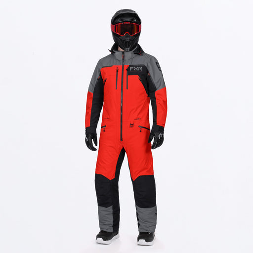 FXR VERTICAL MTX LITE MONOSUITS in Red/Ti/Black