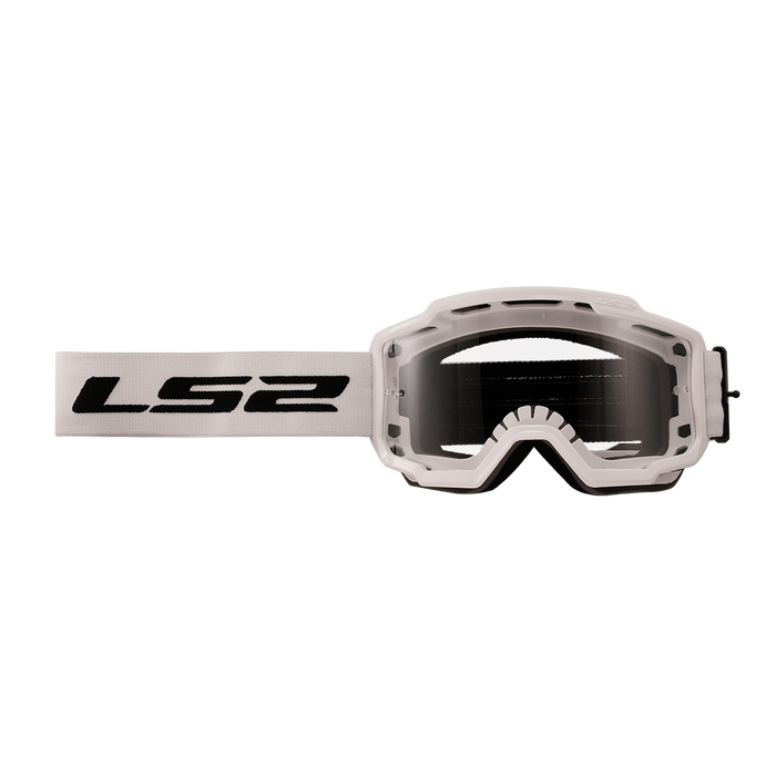LS2 CHARGER GOGGLES 2026 in White - Clear