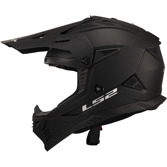 LS2 GATE II SOLID HELMET 2026 in Matte Black