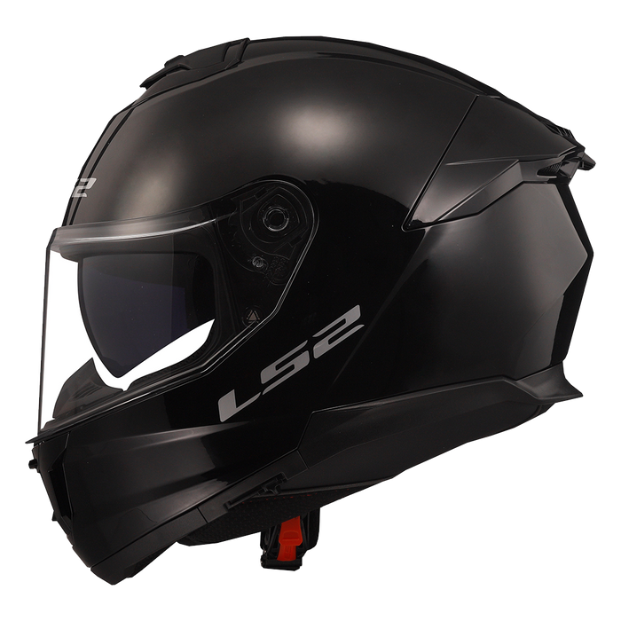 LS2 STREAM II SOLID HELMET 2026 in Glossy Black