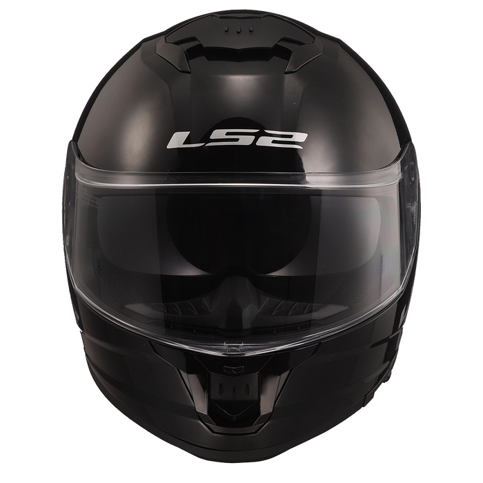 LS2 STREAM II SOLID HELMET 2026 in Glossy Black