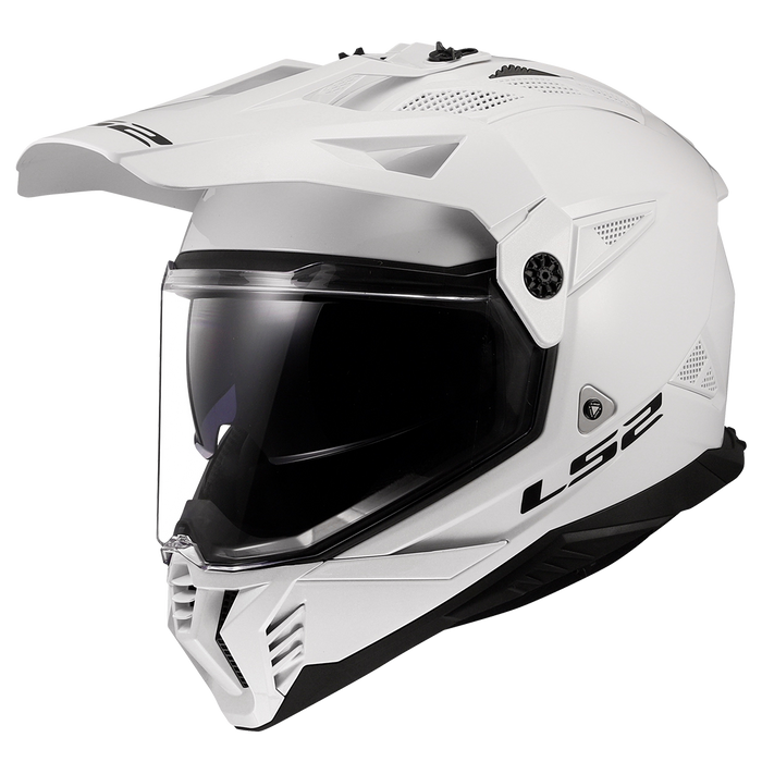 LS2 BLAZE II SOLID HELMET 2026 in Glossy White