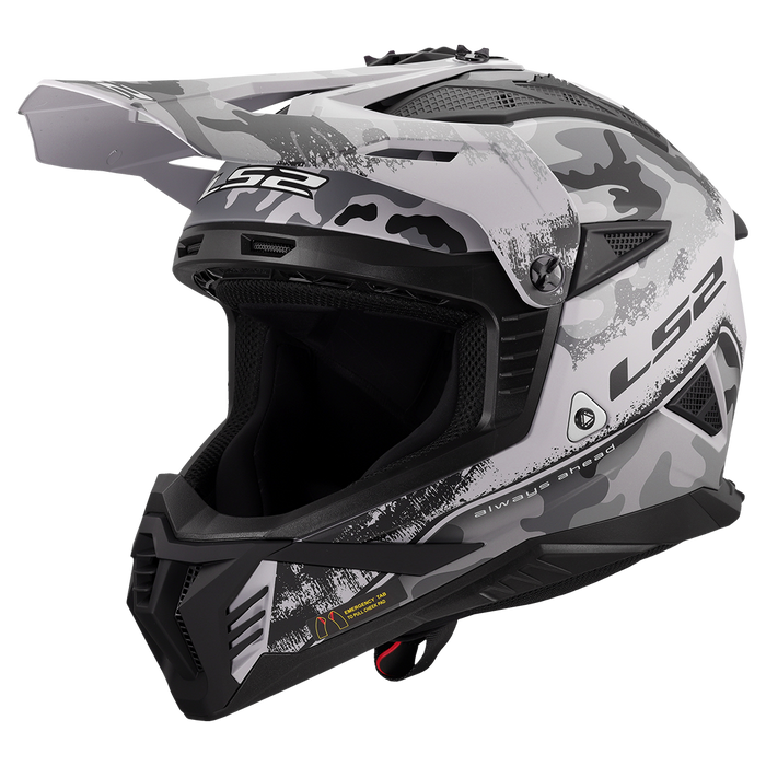 LS2 GATE II CARBINE HELMET 2026 in Tonal Grey/Black