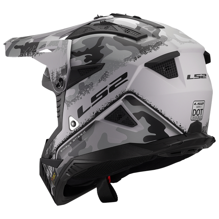 LS2 GATE II CARBINE HELMET 2026 in Tonal Grey/Black